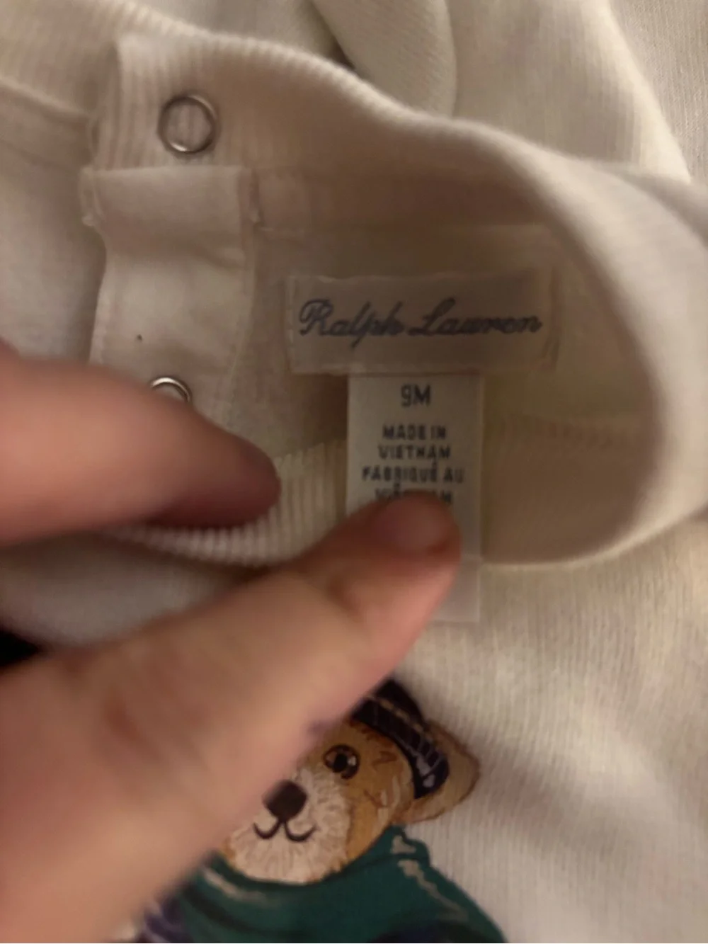 Ralph Lauren Fleece Overall size 9 months